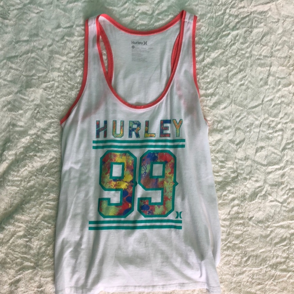 Graphic Hurley Tank Top